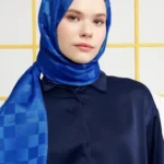 İpeksi Jakar İtalyan Şal Dama Desen